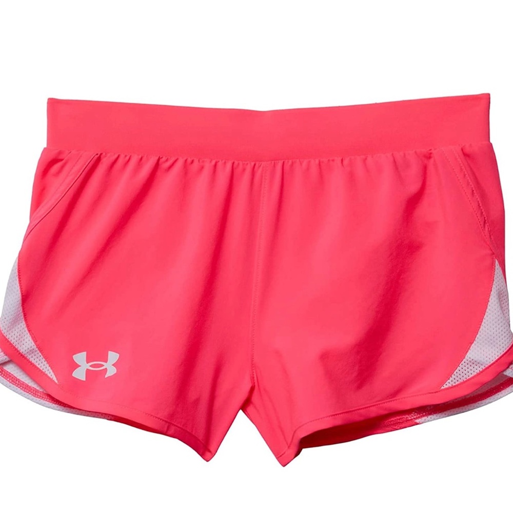 Under armor hot pink shorts / size medium